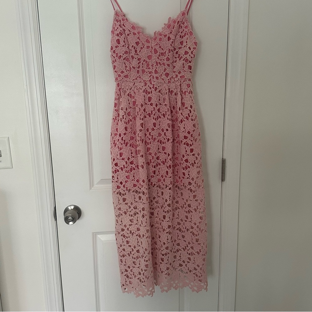 ASTR The Label Lace Midi Dress